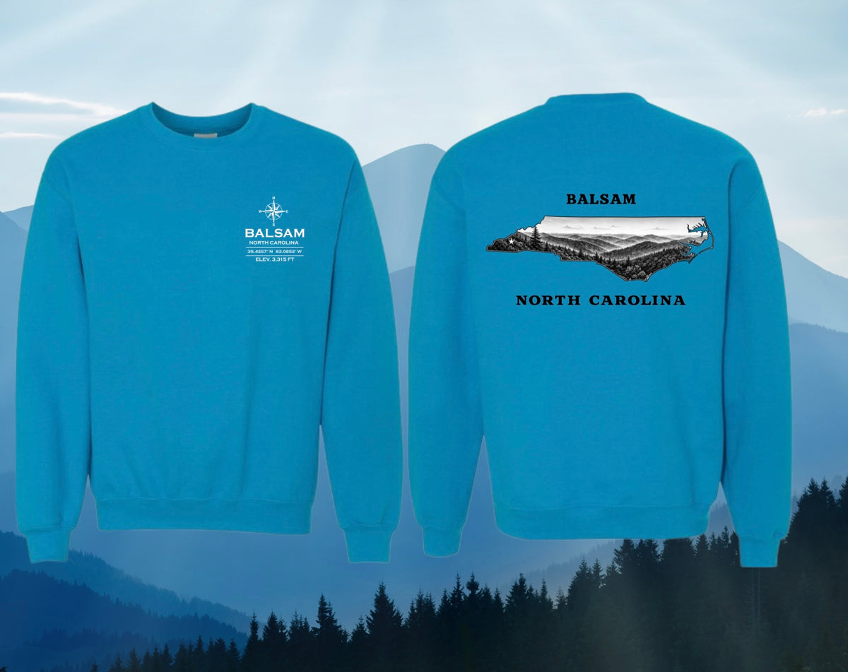 Balsam Community Center: Coordinates and Elevation (Front and Back)
