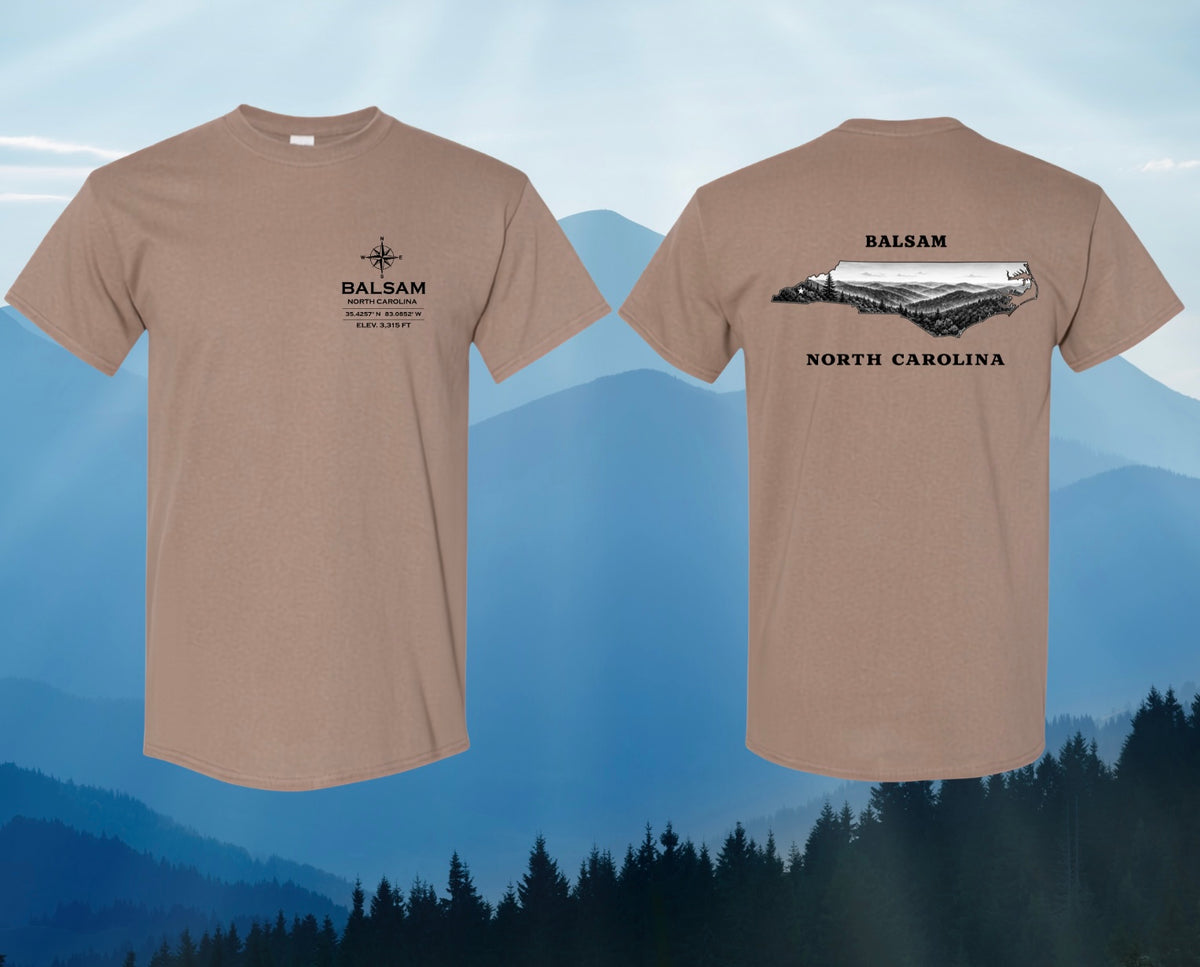 Balsam Community Center: Coordinates and Elevation (Front and Back)
