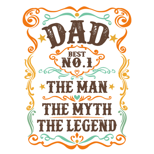 Dad No. 1 Gang Sheet