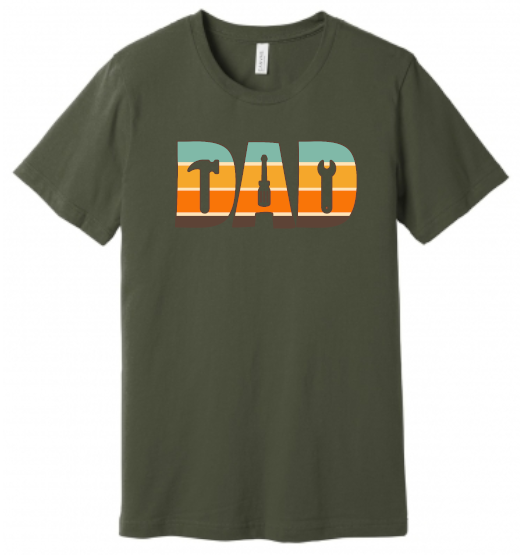 Dad (Retro Colors) T-Shirt
