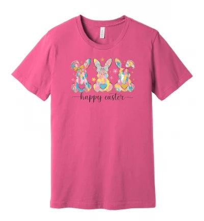 Easter - Brush Stroke Bunnies - T-Shirt