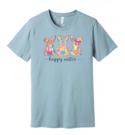 Easter - Brush Stroke Bunnies - T-Shirt