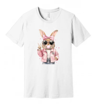 Easter - Bunny Blowing Bubble Gum - T-Shirt