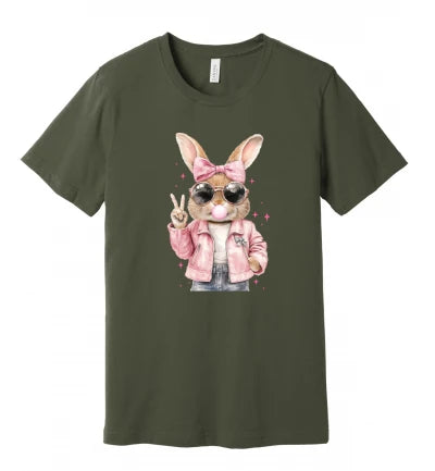 Easter - Bunny Blowing Bubble Gum - T-Shirt