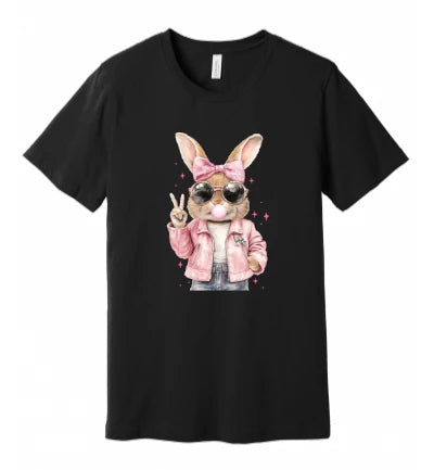 Easter - Bunny Blowing Bubble Gum - T-Shirt