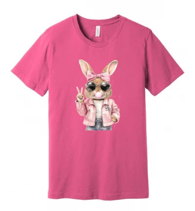 Easter - Bunny Blowing Bubble Gum - T-Shirt