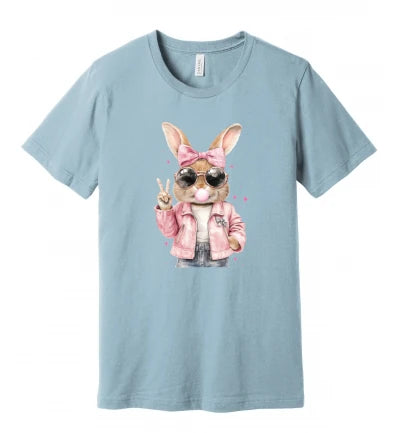 Easter - Bunny Blowing Bubble Gum - T-Shirt