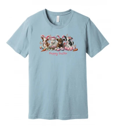 Easter - Cute Cows With Bunny Ears - T-Shirt