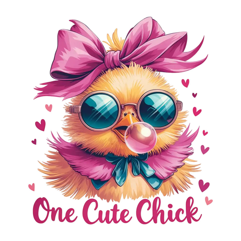 Easter - One Cute Chick: Gang Sheet