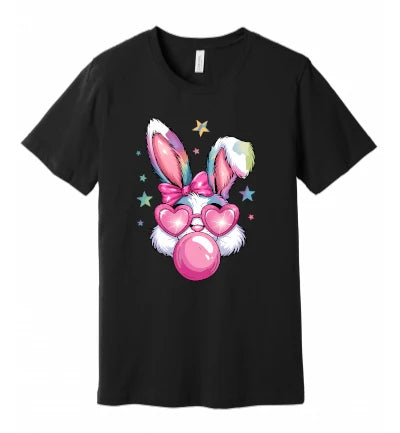 Easter - Pink Easter Bunny W/ Bubble Gum - T-Shirt