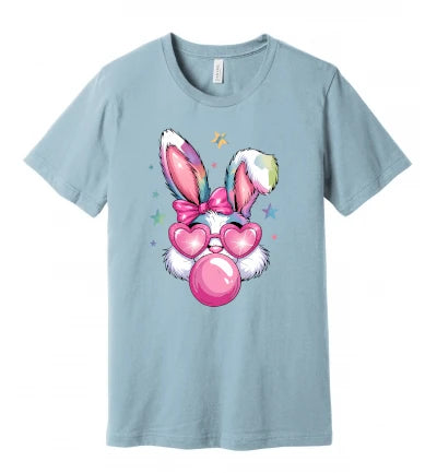 Easter - Pink Easter Bunny W/ Bubble Gum - T-Shirt