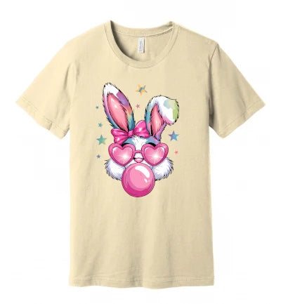 Easter - Pink Easter Bunny W/ Bubble Gum - T-Shirt