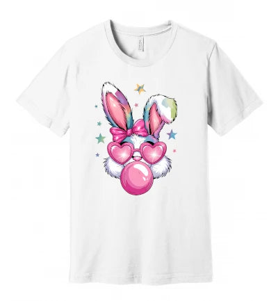 Easter - Pink Easter Bunny W/ Bubble Gum - T-Shirt