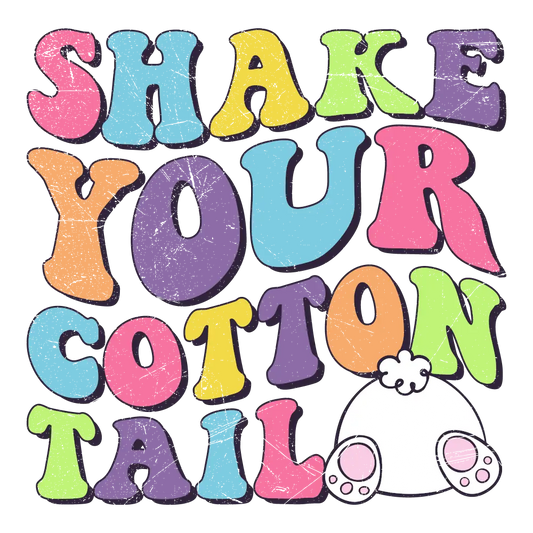 Easter - Shake Your Cotton Tail (Distressed): Gang Sheet