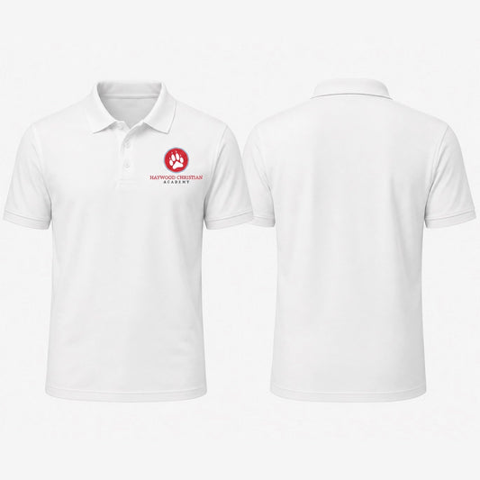 Red Wolves Merch - Polo (White)