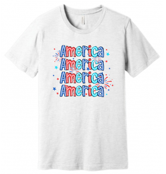 America, America, America, America T-Shirt