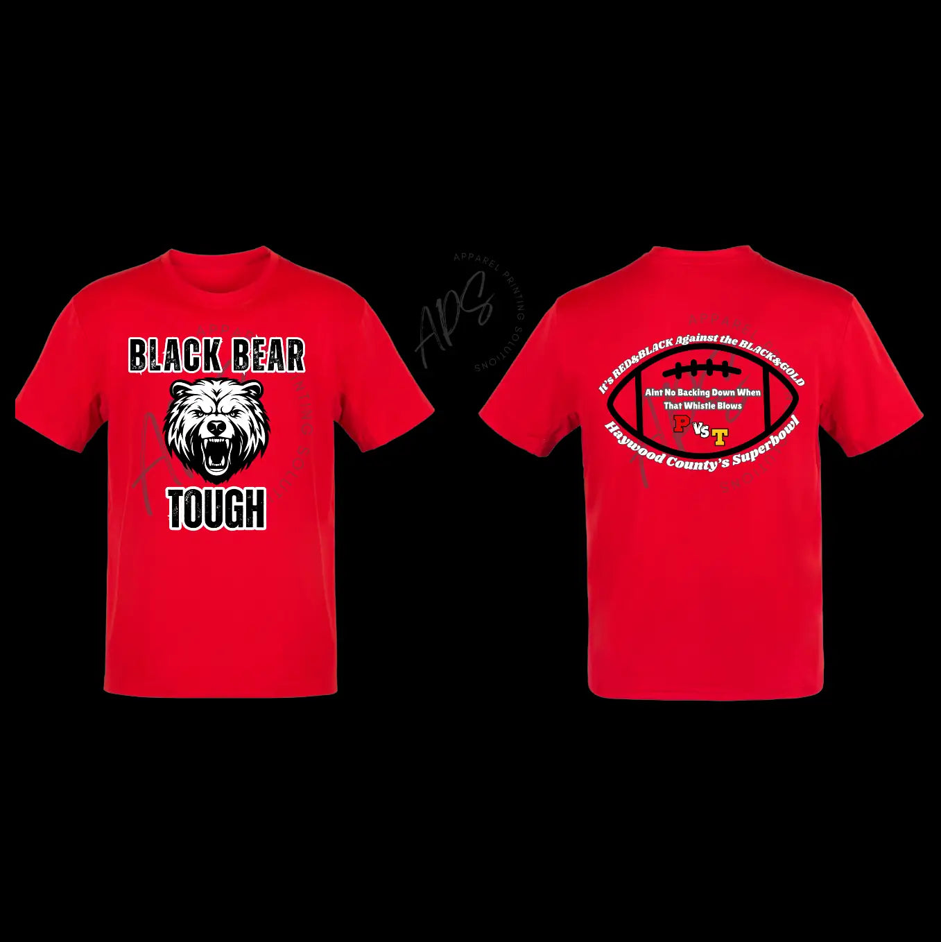 Black Bear Tough (Haywood County NC Football)