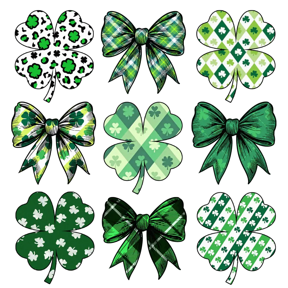 St. Patty's Day - Ribbons: Gang Sheet