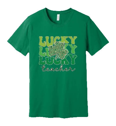 St. Patty's Day - Lucky Teacher: T-Shirt