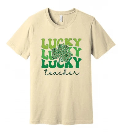 St. Patty's Day - Lucky Teacher: T-Shirt