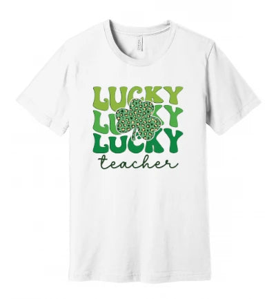 St. Patty's Day - Lucky Teacher: T-Shirt