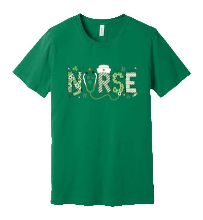 St. Patty's Day - Nurse Doodle: T-Shirt