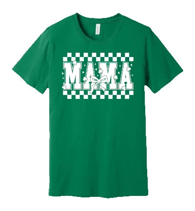 St. Patty's Day - MAMA (White Text): T-Shirt