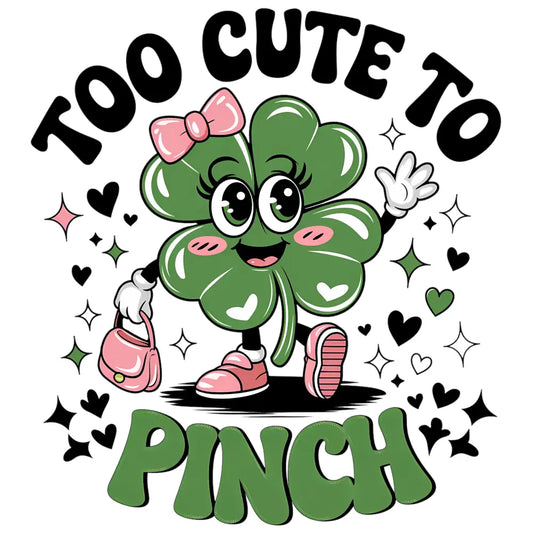 St. Patty's Day - Too Cute to Pinch (Clover): Gang Sheet