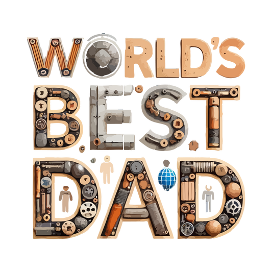 World's Best Dad Gang Sheet